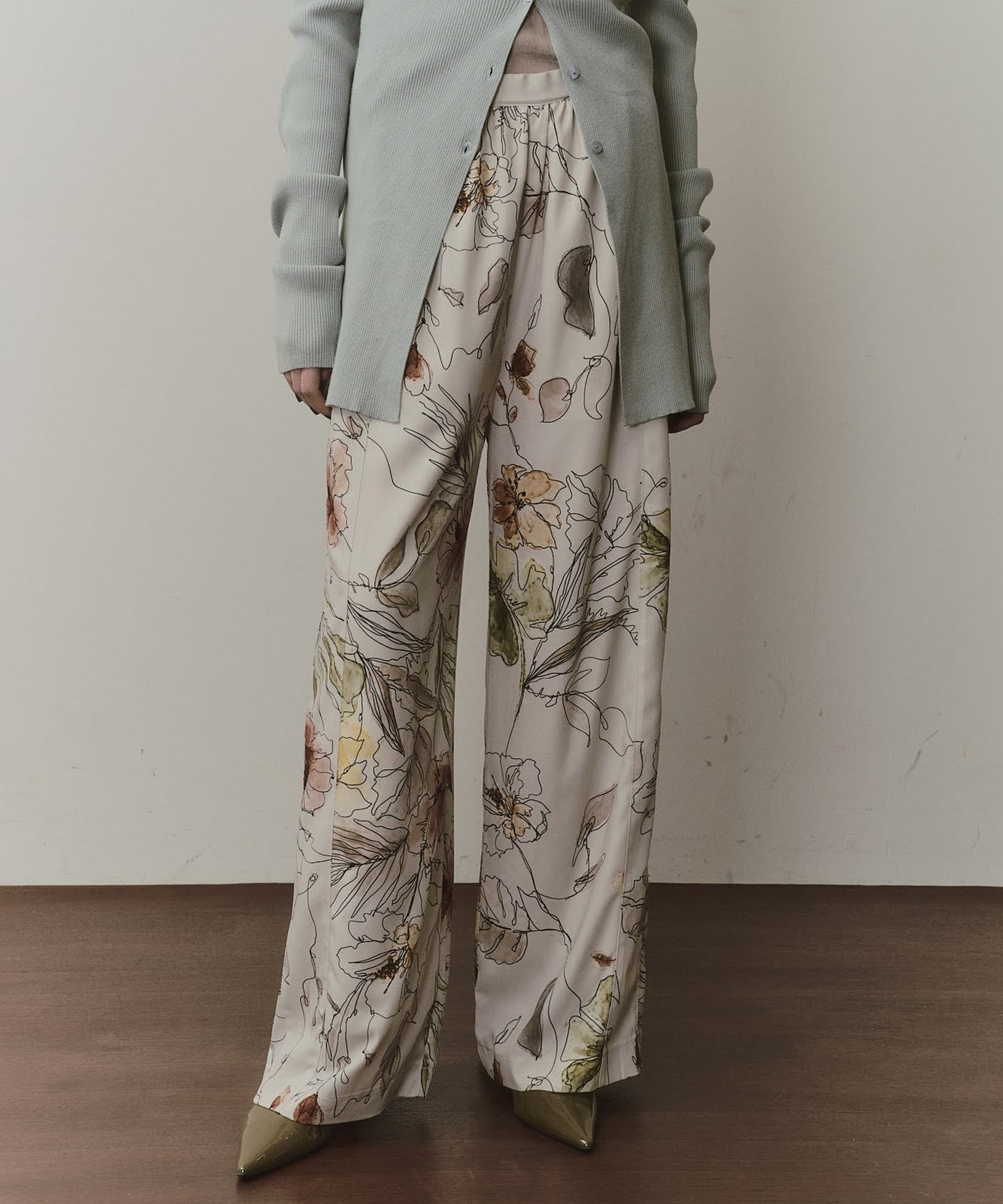 オリジナルvintageフラワープリントストレートパンツ – LA BELLE ETUDE
