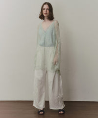 【予約】2WAY総レースVネックオーバーTOPS