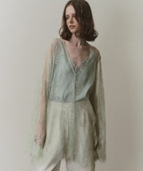 【予約】2WAY総レースVネックオーバーTOPS