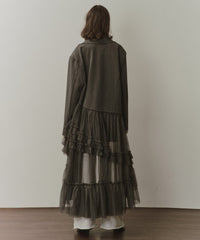 【予約開始待ち】アシンメトリーチュールドッキングテーラードJK