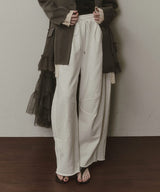 ボリュームカーブスウェットパンツ