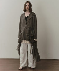 ボリュームカーブスウェットパンツ