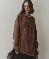 アシンメトリースリットニット