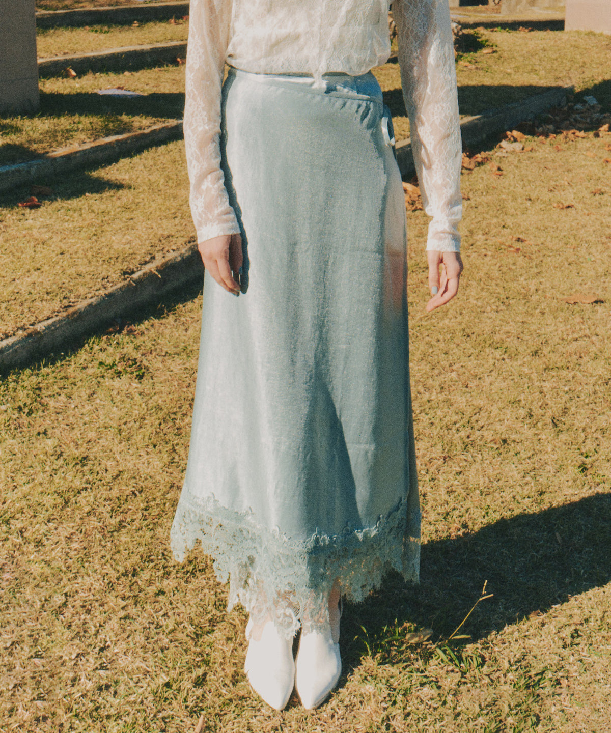 【極美品】ラベルエチュード ホワイト フレアスカート チュール レース リメイク SKIRT – LA BELLE ETUDE online store