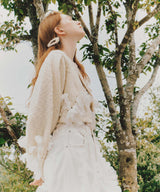 【予約10%OFF】【J1U by LA BELLE ETUDE】manyリボンカーディガン