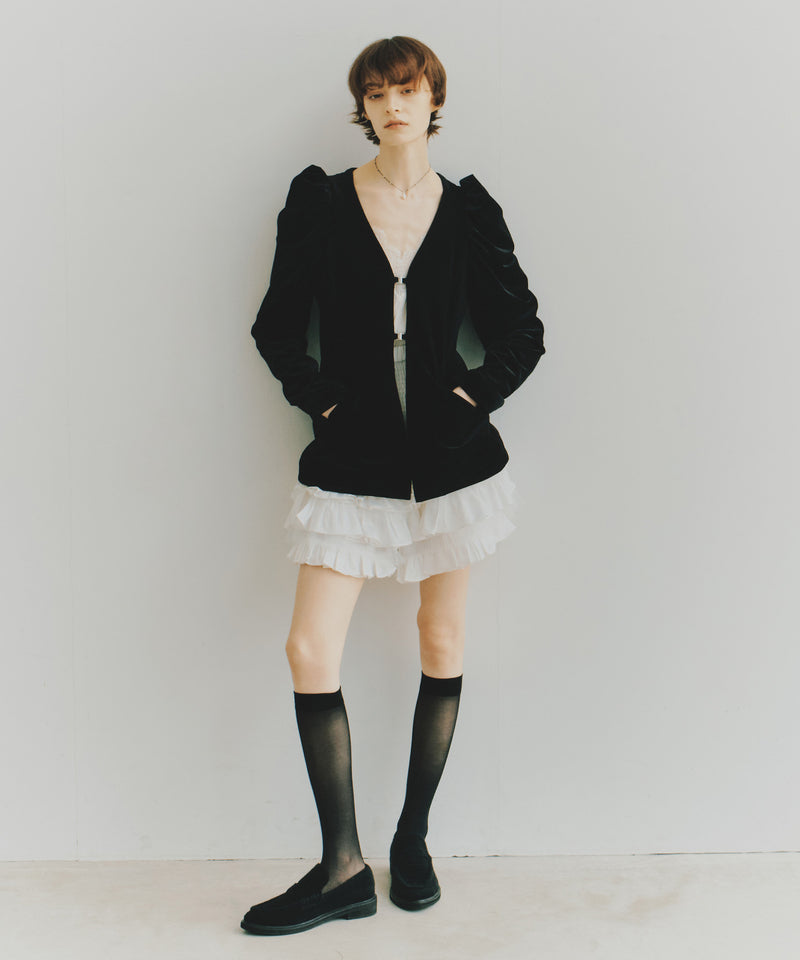 再入荷予約】【J1U by LA BELLE ETUDE】クラシカルベロアパフスリーブ