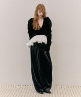 【予約開始待ち】【J1U by LA BELLE ETUDE】クラシカルベロアパフスリーブ×ペプラムジャケット