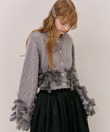 【予約10%OFF】【J1U by LA BELLE ETUDE】manyリボンカーディガン