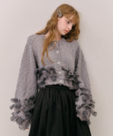 【予約10%OFF】【J1U by LA BELLE ETUDE】manyリボンカーディガン