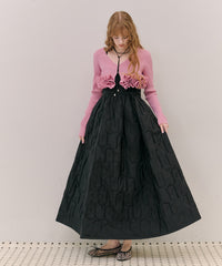 【J1U by LA BELLE ETUDE】モノグラム柄キルティングワンピースⅡ