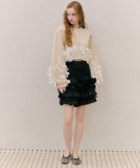 【予約10%OFF】【J1U by LA BELLE ETUDE】manyリボンカーディガン