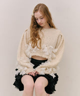 【予約10%OFF】【J1U by LA BELLE ETUDE】manyリボンカーディガン