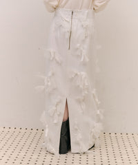 【J1U by LA BELLE ETUDE】many ribbon denim skirt