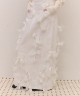 【J1U by LA BELLE ETUDE】many ribbon denim skirt