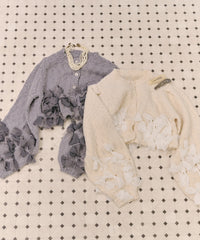 【予約10%OFF】【J1U by LA BELLE ETUDE】manyリボンカーディガン