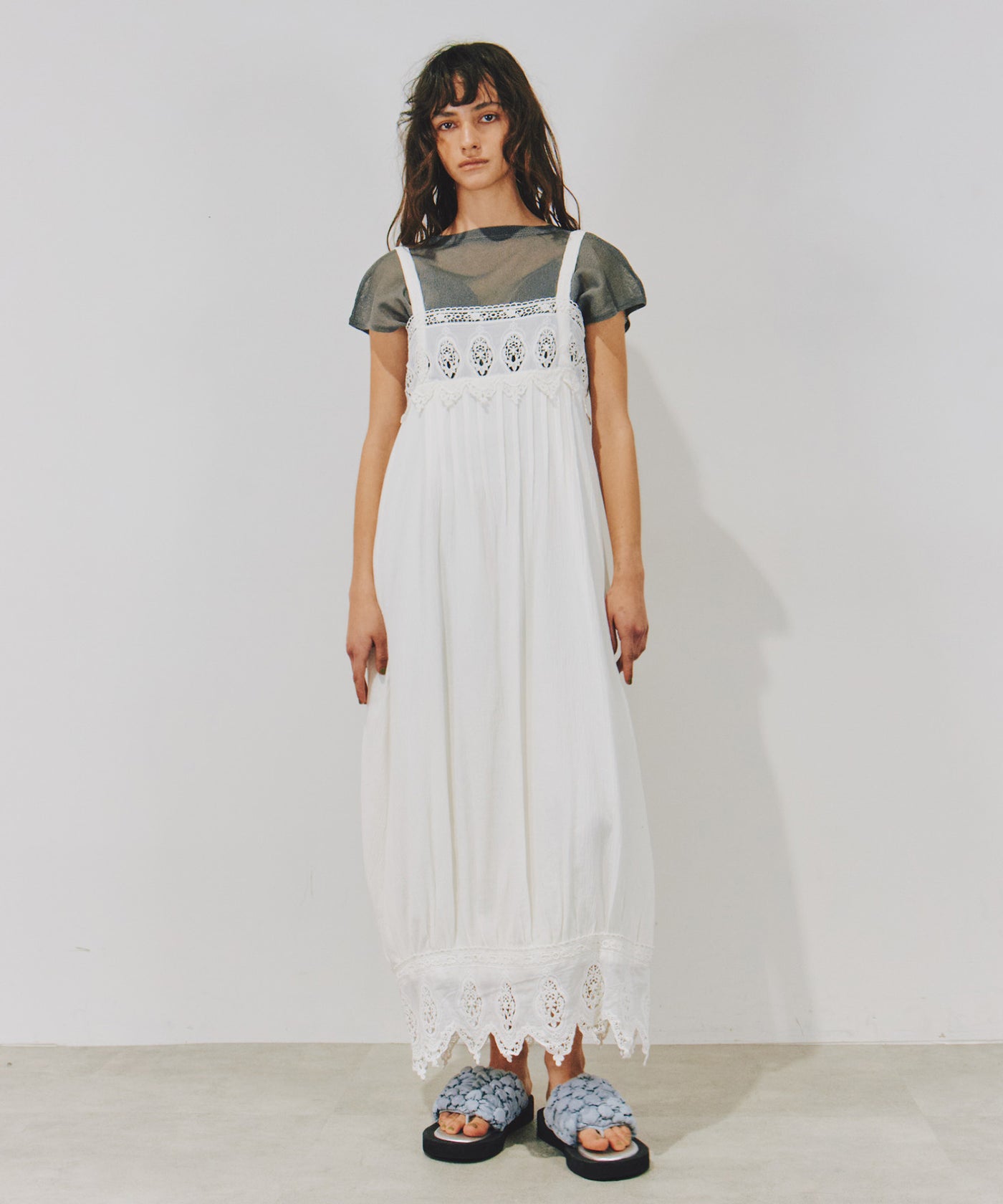 ニット セーター 2WAYシアーフレンチスリーブニット レディース 2WAYシアーフレンチスリーブニット – LA BELLE ETUDE online store