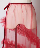 【yae】Tulle wrap skirt/チュールラップスカート