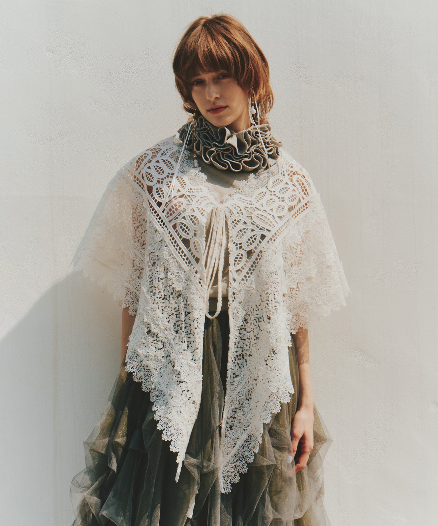 LA BELLE ETUDE モチーフレース×総レースチュニック LA BELLE ETUDE（ラベルエチュード）の「モチーフレース×総