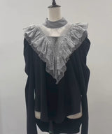 【一部カラー予約】2WAY vintage調つけ衿