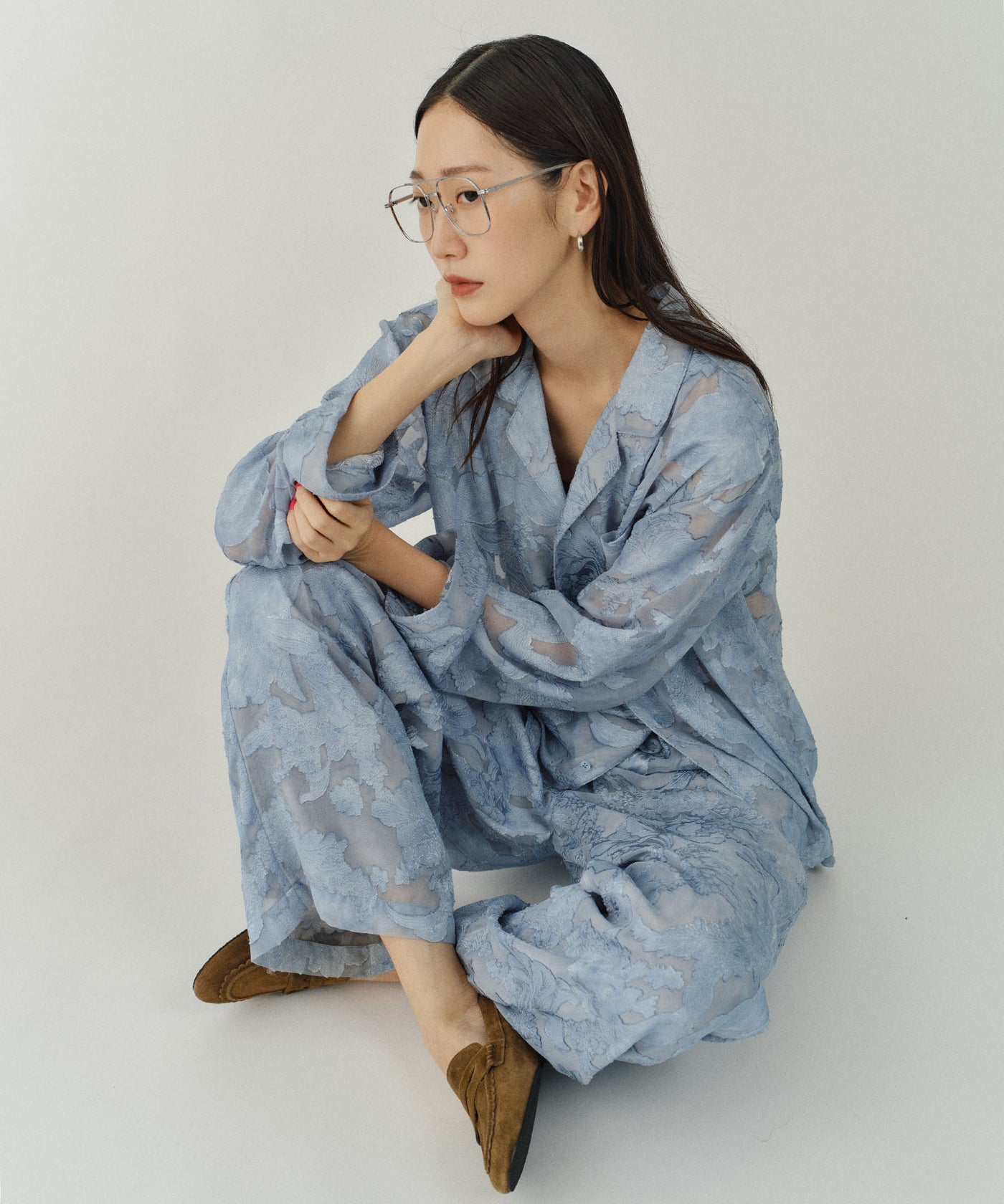 yae】Relax jacquard pants / リラックスジャガードパンツ – LA BELLE