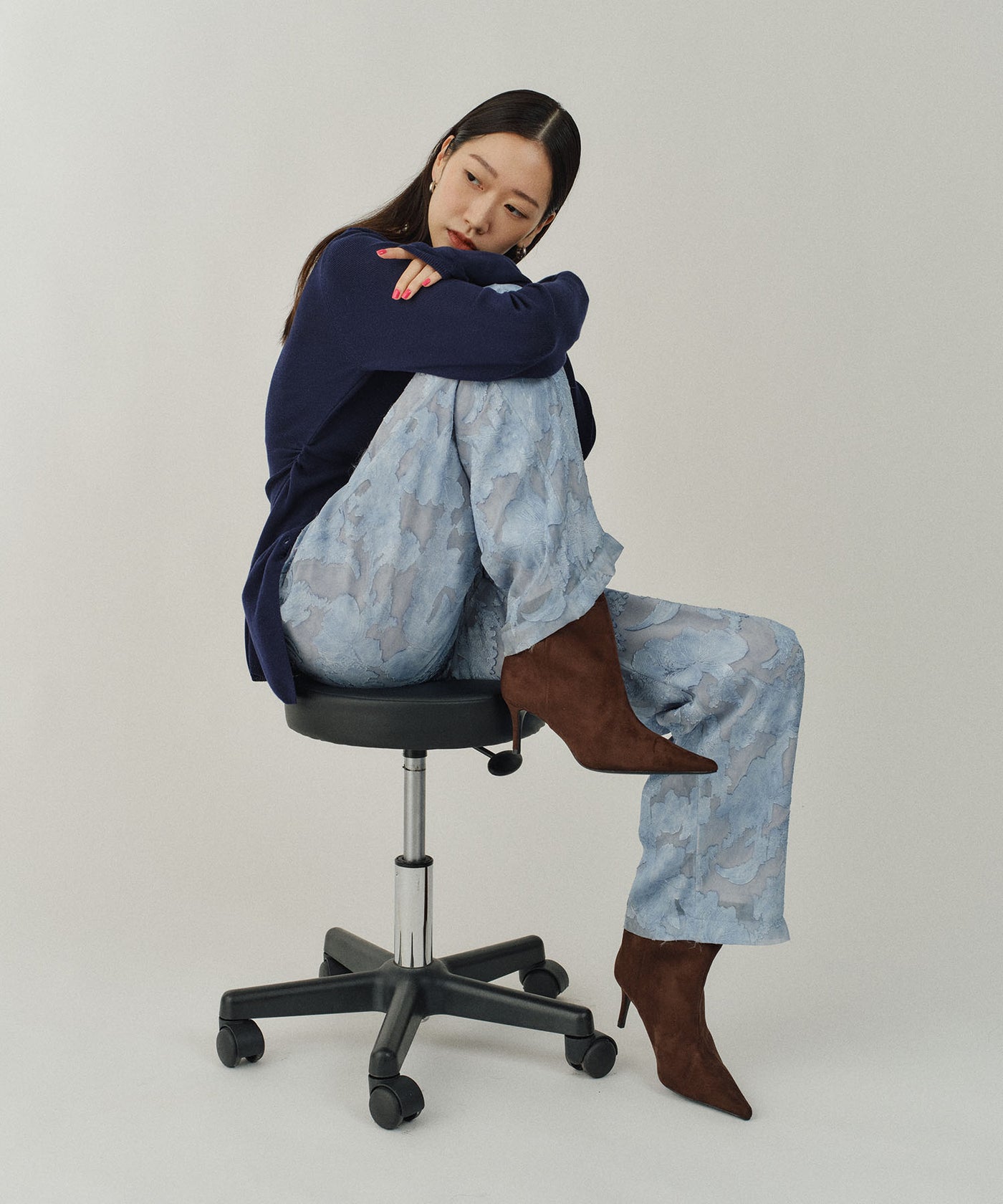 yae】Relax jacquard pants / リラックスジャガードパンツ – LA BELLE