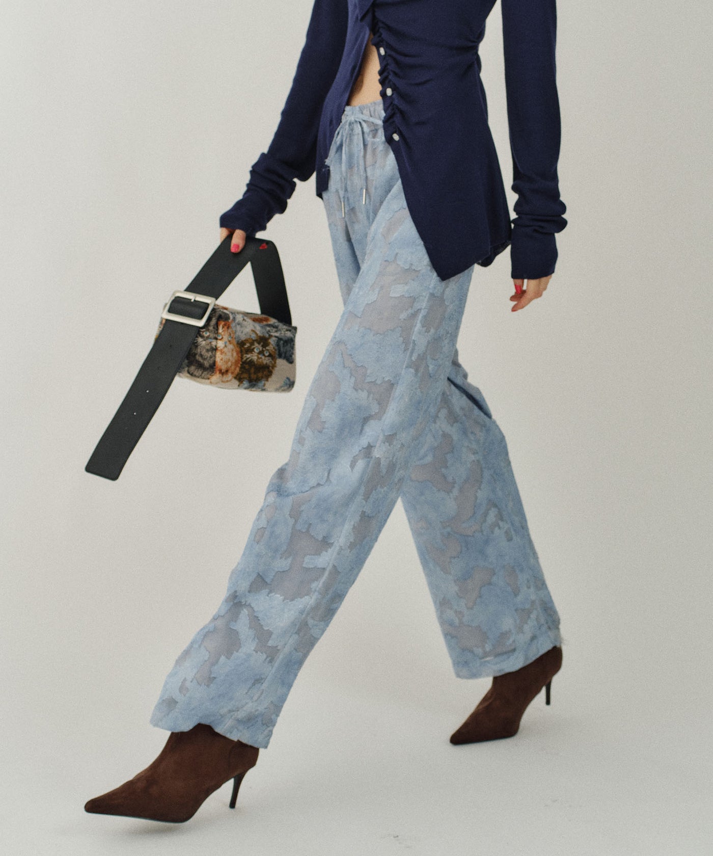 yae】Relax jacquard pants / リラックスジャガードパンツ – LA BELLE
