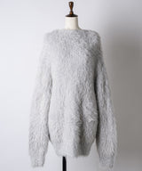 【yae】2way glitter feather knit cordigan/2wayグリッターフェザーニットカーディガン