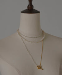 【loni】ivy combi chain necklace