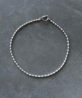 【loni】Crop tiny pearl combi necklace B
