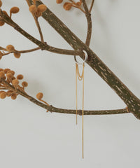 【loni】Creek long chain earcuff ring