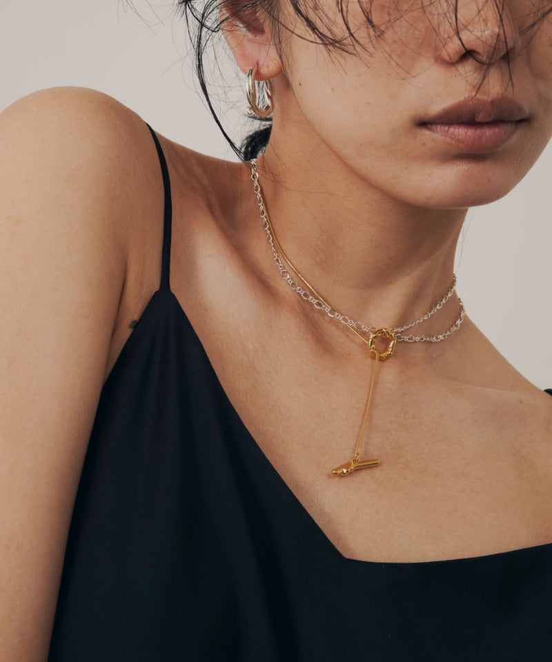 【loni】ivy combi chain necklace