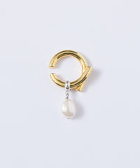 【loni】Bud 2way pearl ear cuff ring